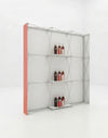 Portable Straight Pop-Up Wall with Shelves
