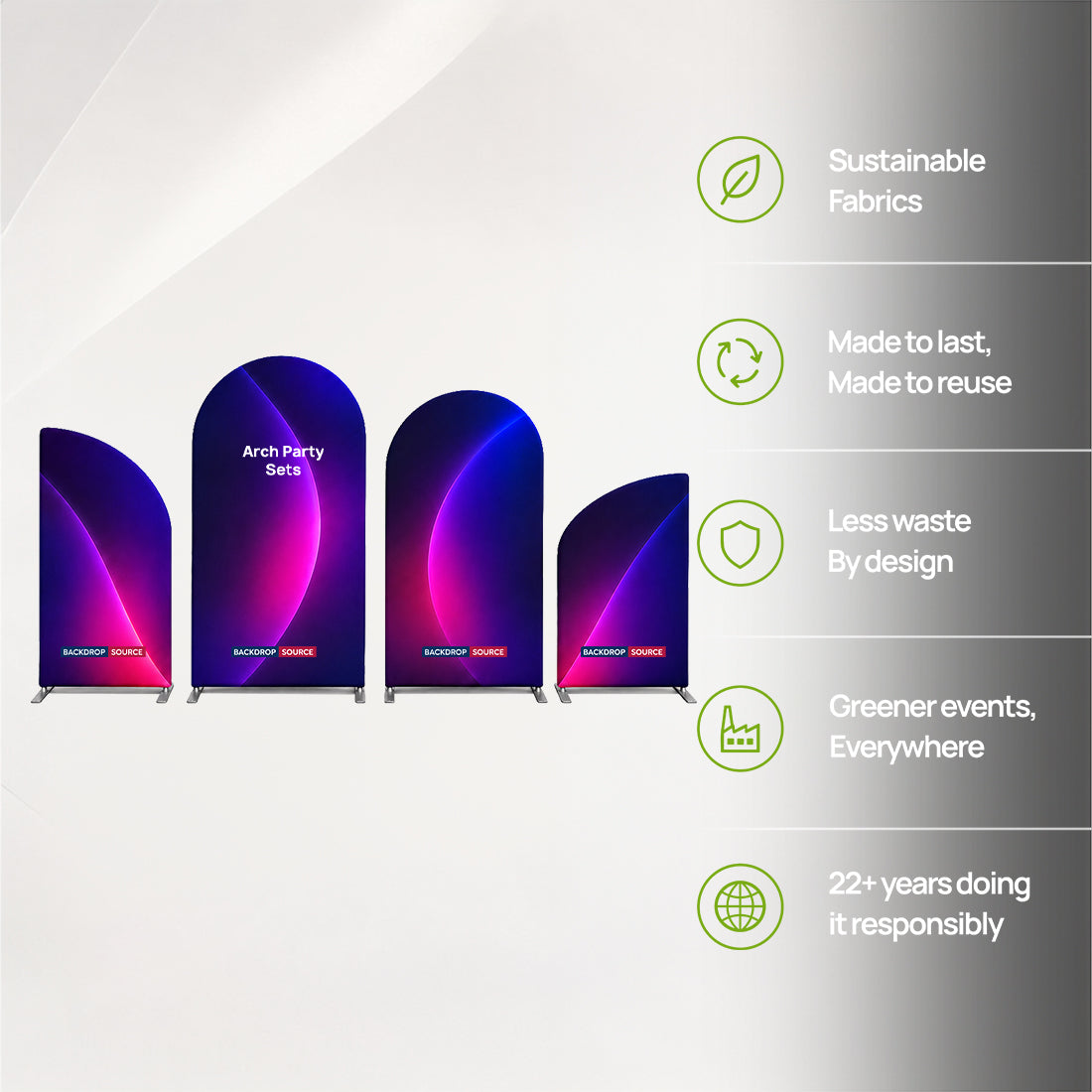 Arch Party Sets - 4 Walls