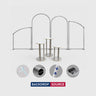 Set per feste ad arco - 4 pareti con zoccolo