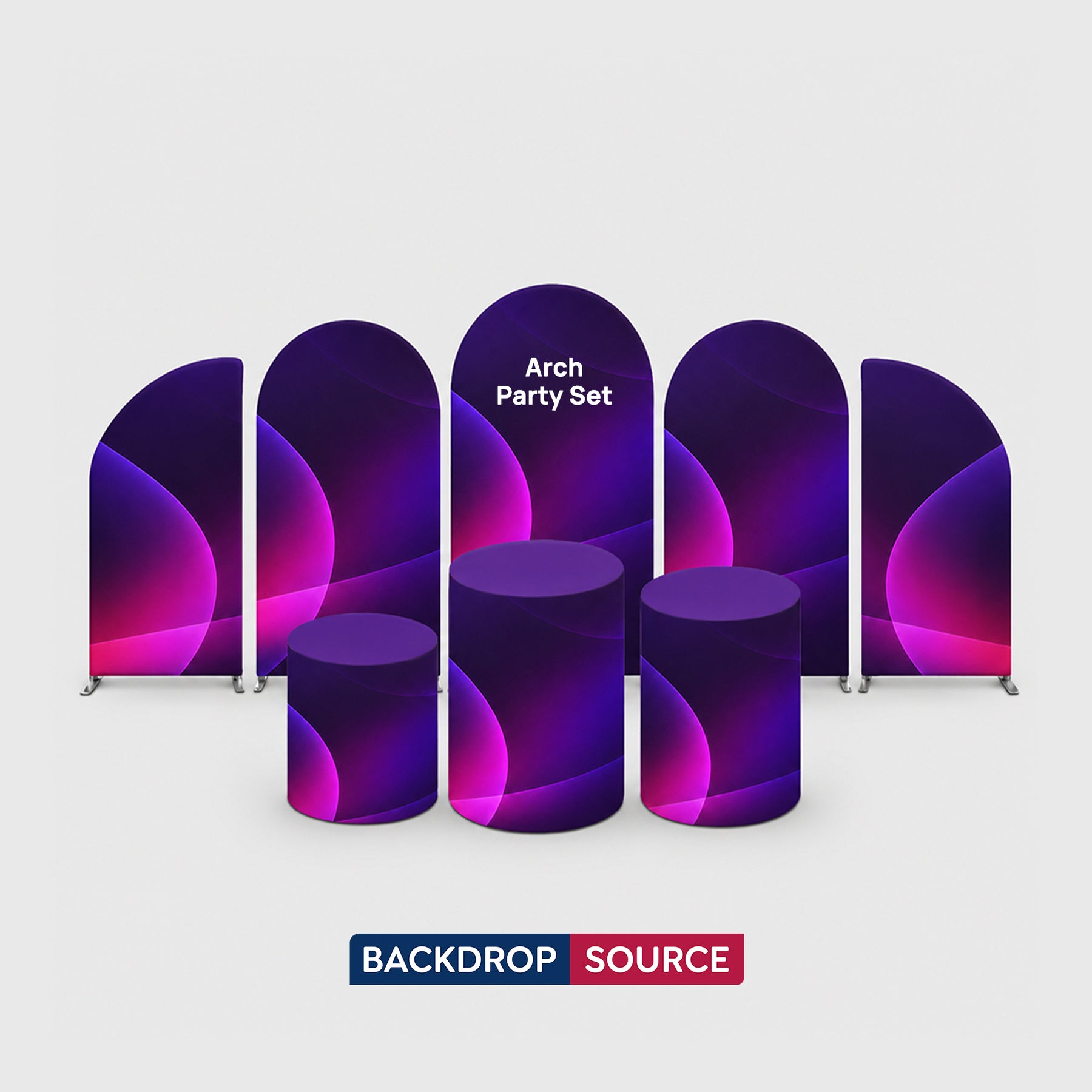 Arch Party Sets - 5 Walls with Plinth