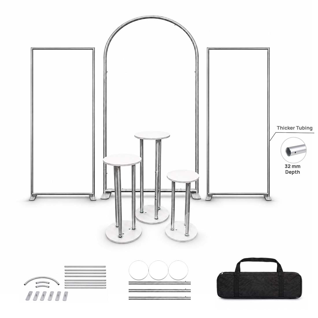 Set per feste ad arco con piedistallo - Modello 3