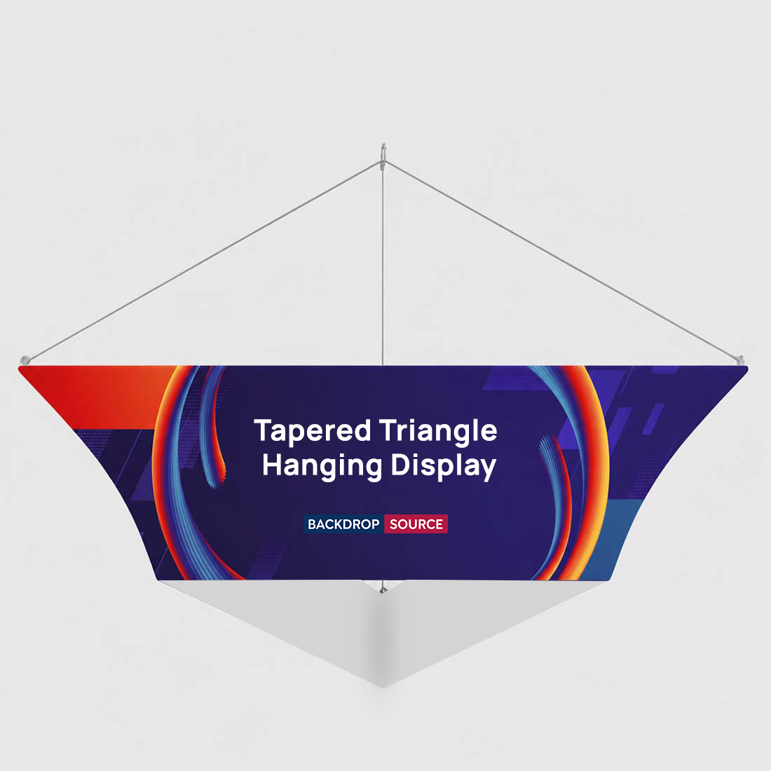 Tapered Triangle Hanging Display