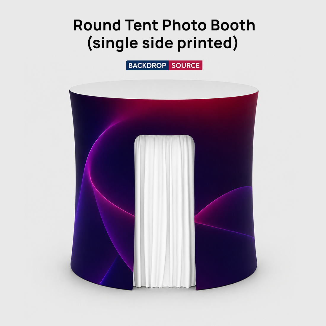 Round Enclosure Photo Booth Tent
