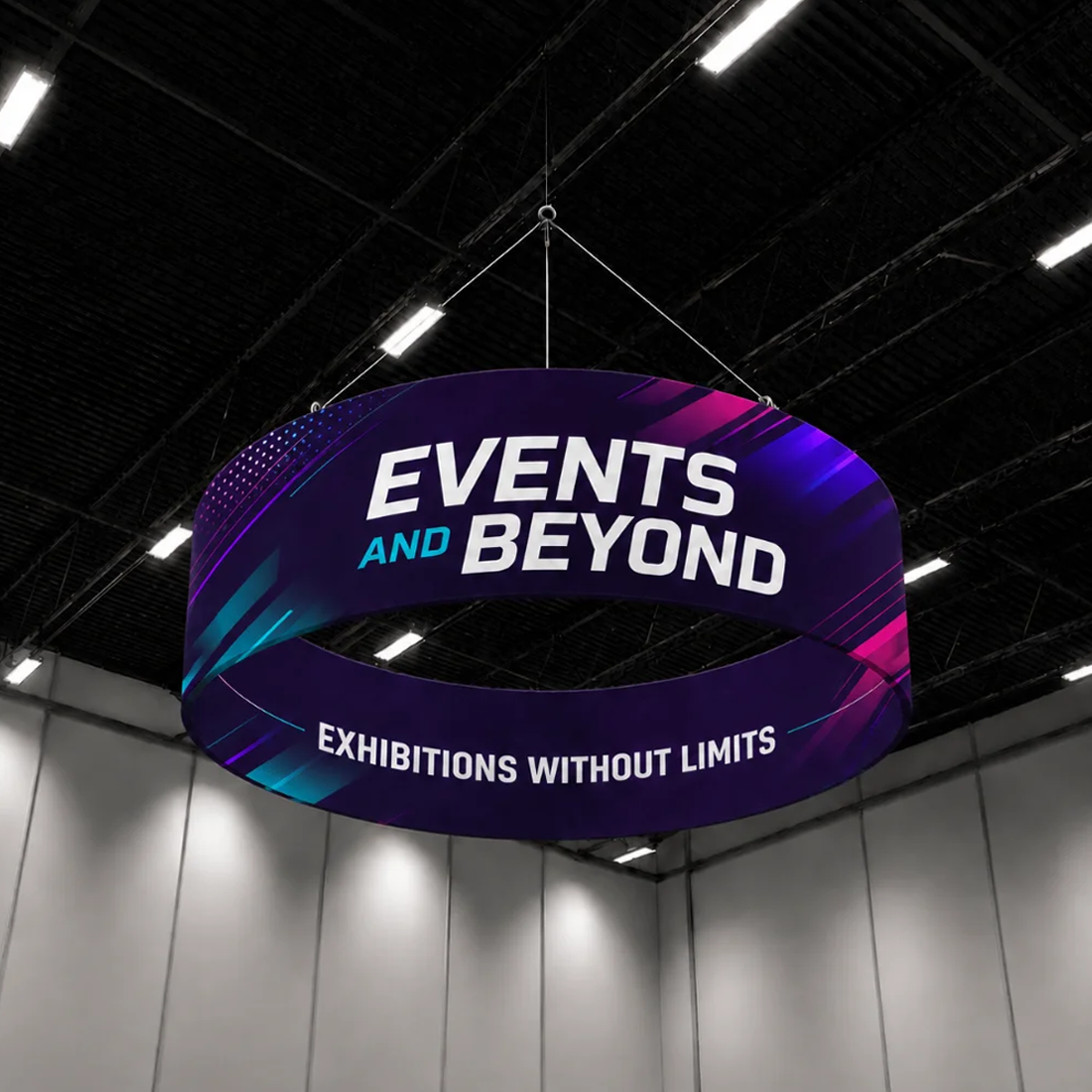 Banner colgante circular Sky Tube