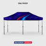 Tenda a baldacchino in tessuto resistente – (6m L x 3m H)