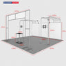 Kit Stand Modulari 6m x 6m - Modello 16