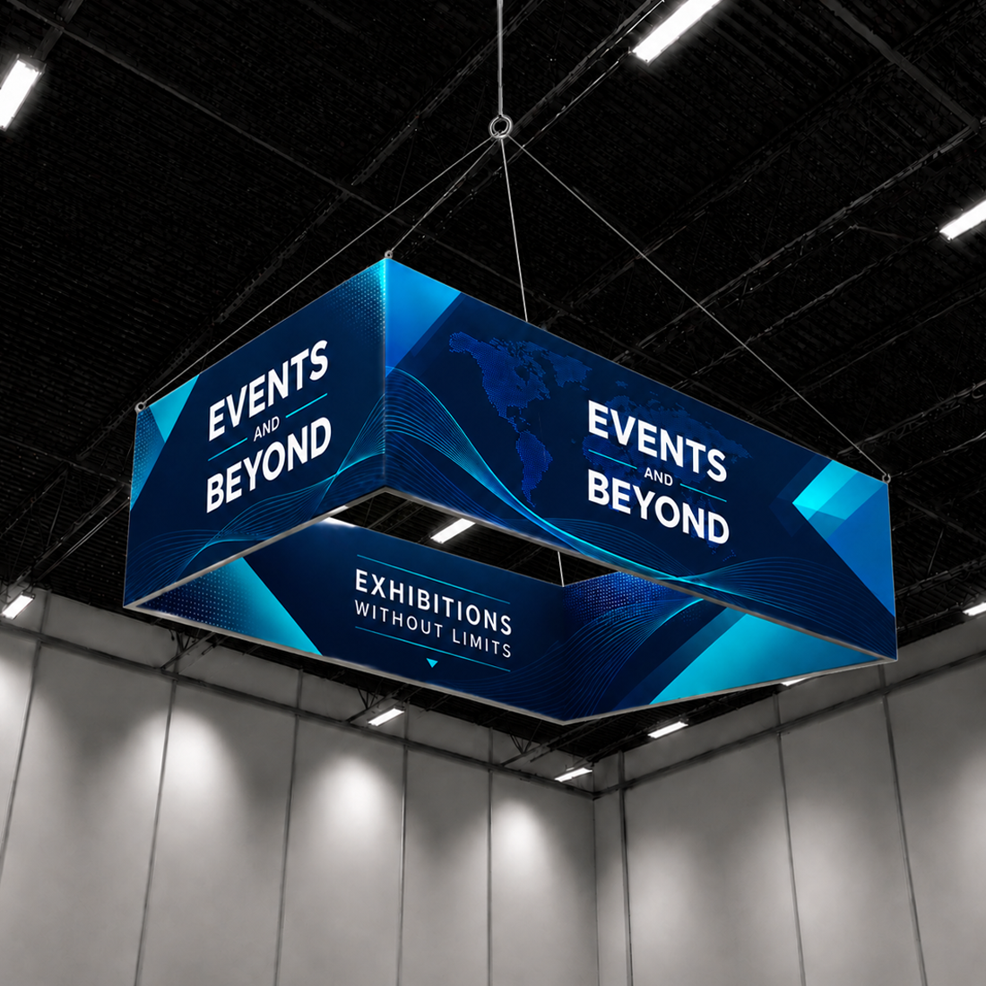 Banner appeso rettangolare Sky Tube