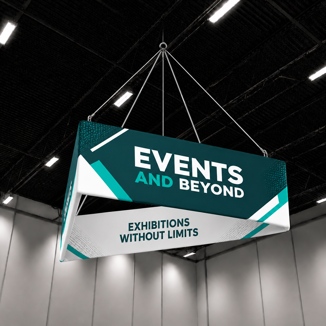 SkyTube Triangle Hanging Banner
