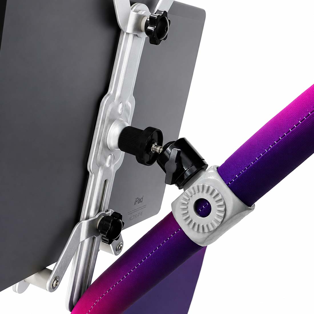 Espositore per tablet in tessuto tensionato Sleek