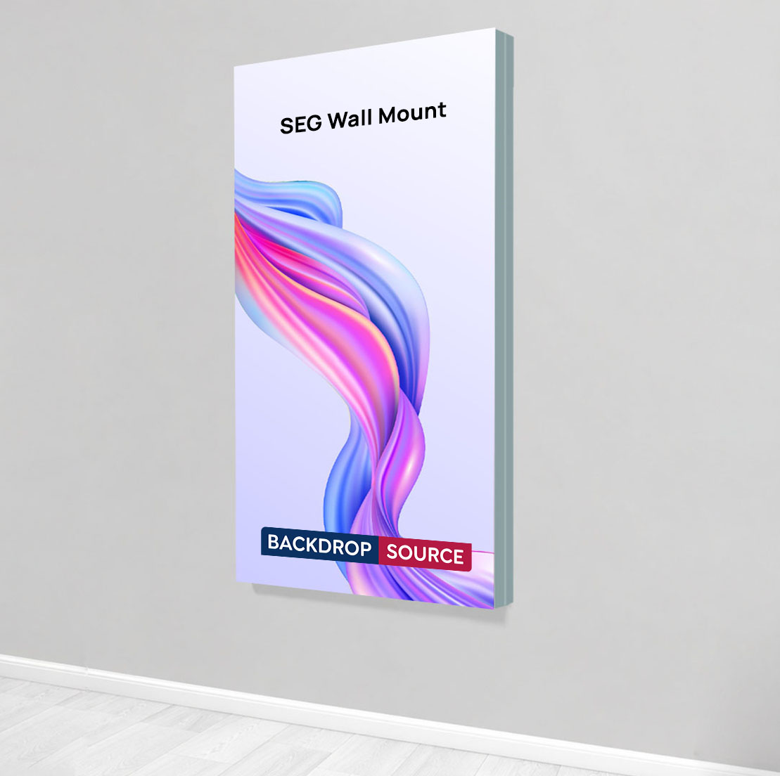 Wall-Mounted SEG Fabric display - 1.57