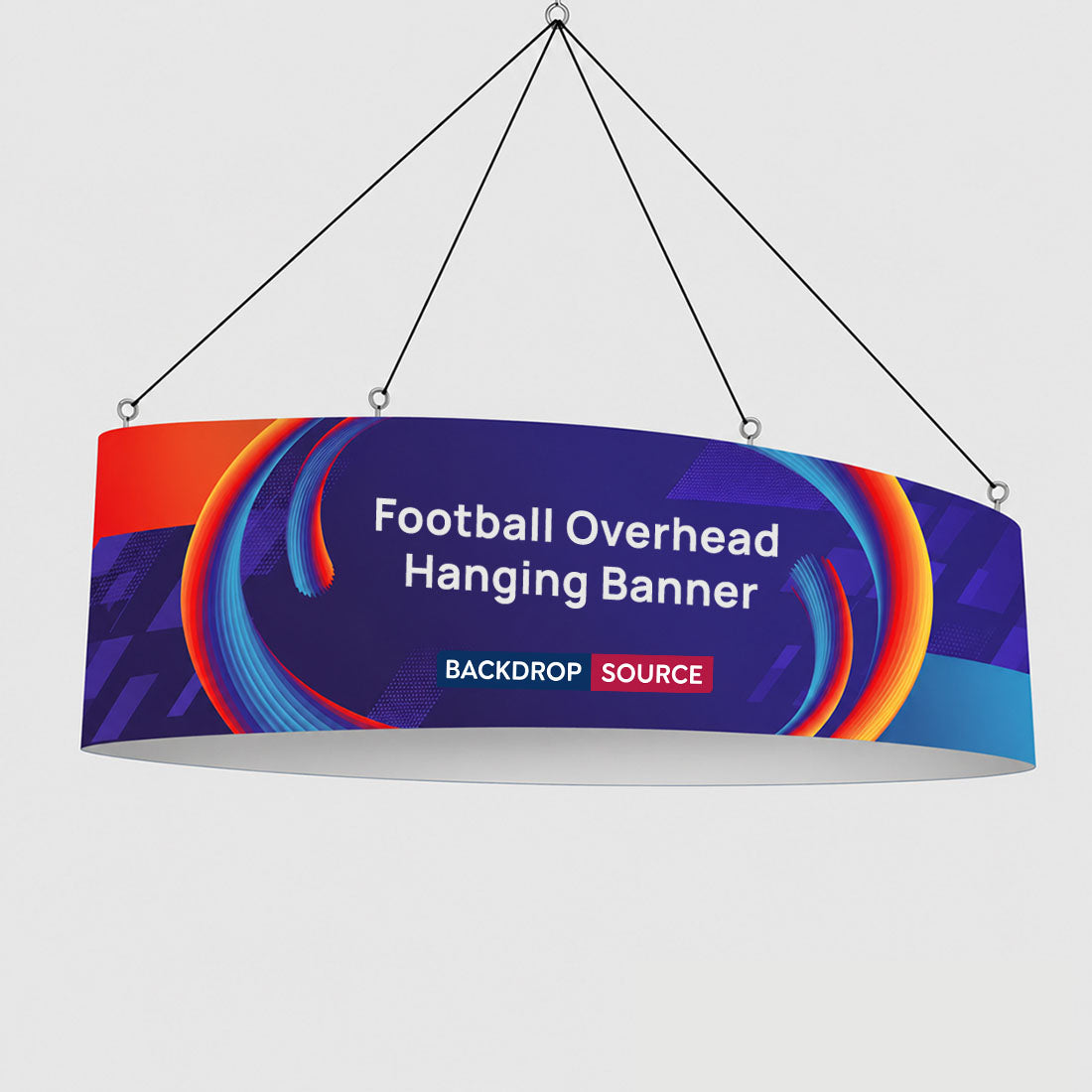Banner sospeso Sky Tube Ellipse - a faccia in giù
