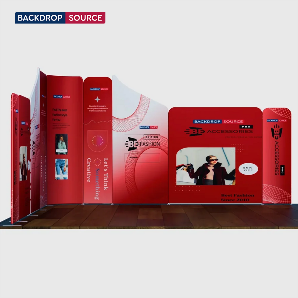 Display magnetico per stand in tessuto - Modello 5 (4 x 4m)