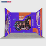 Espositore da fiera pieghevole SEG - Modello 6