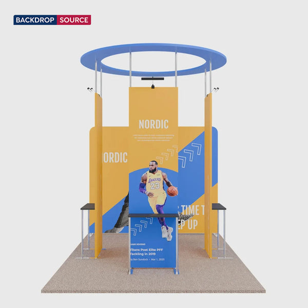 Stand espositivo portatile 3m x 3m - Modello 40