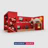 Espositore Portatile 3m x 6m - Modello 19