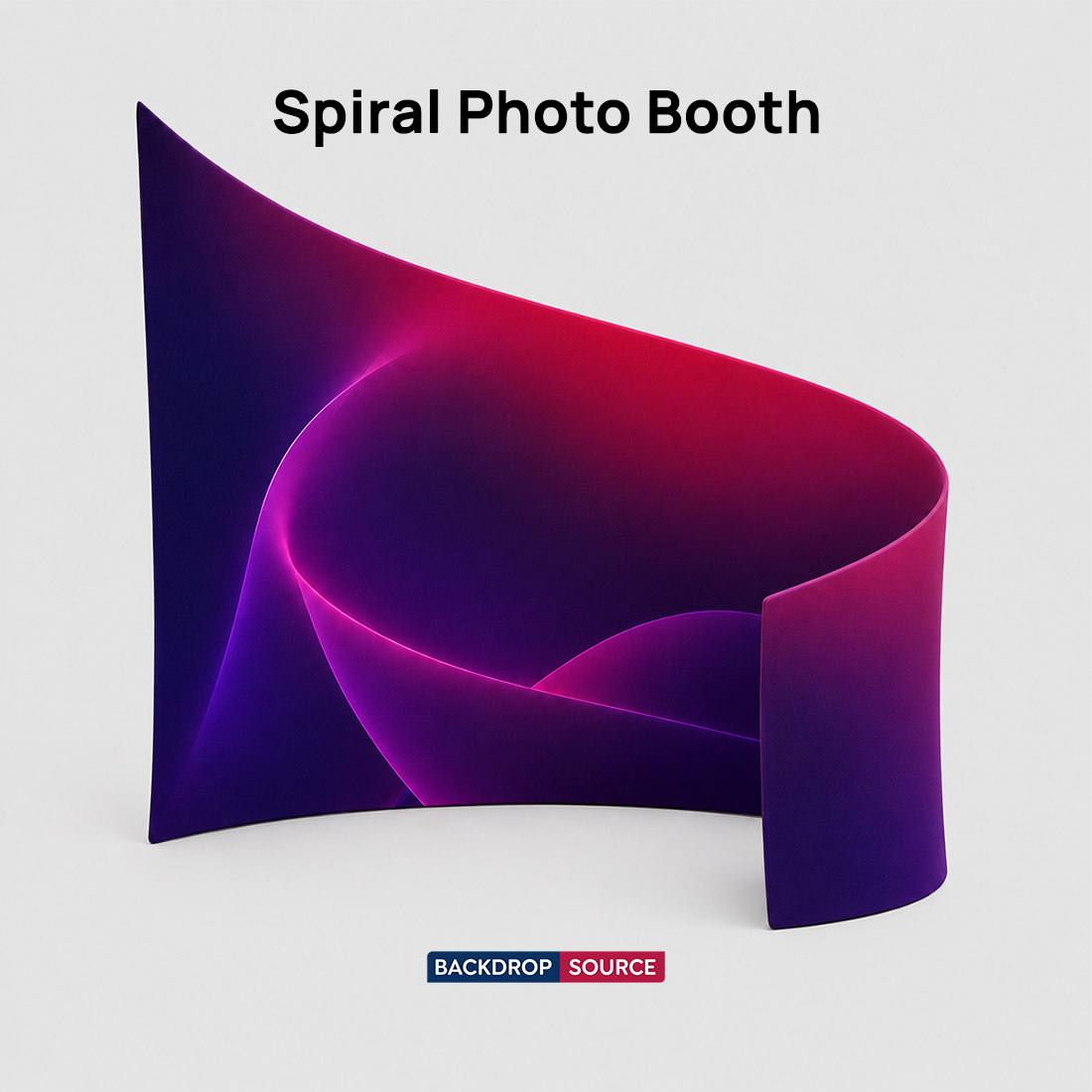 Sfondo a spirale per cabine fotografiche