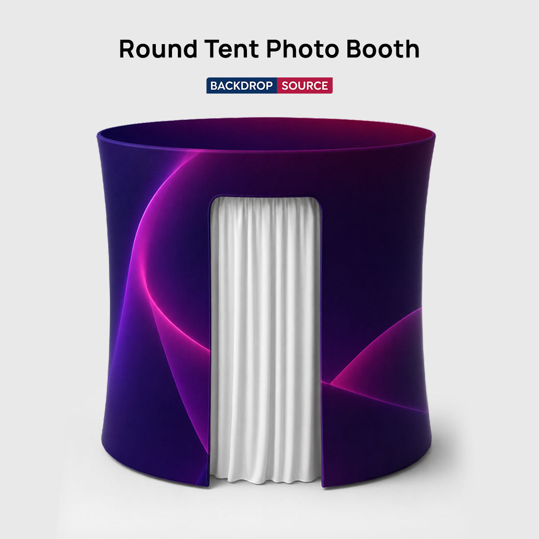 Round Enclosure Photo Booth Tent