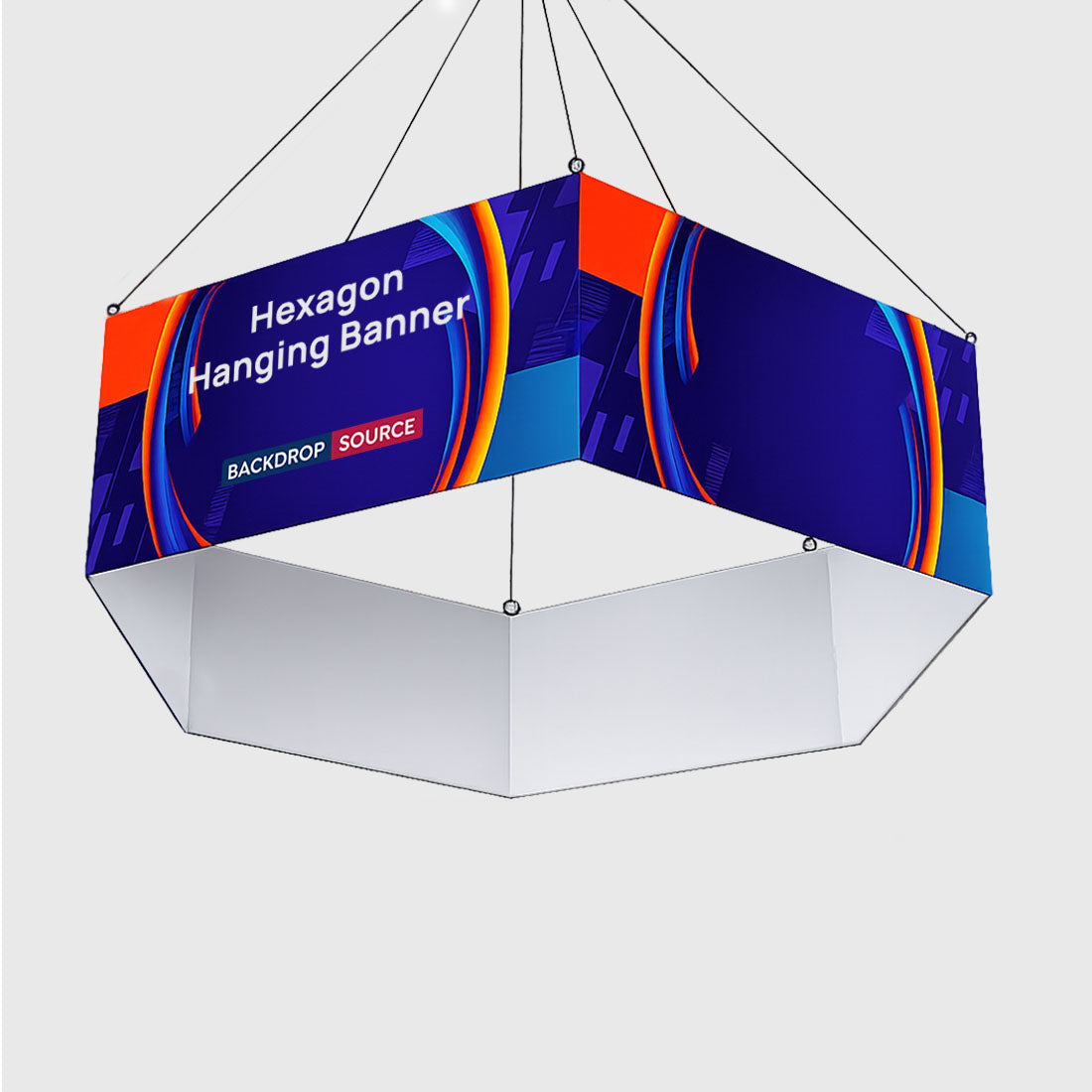 Banner sospeso Sky Tube Hexagon