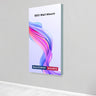 Wall-Mounted SEG Fabric display - 0.8" Depth