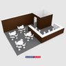 Stand Modulari 9m x 6m - Modello 8