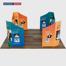 Stand Espositivo Magnetico in Tessuto - Modello 5 (6m x 6m)