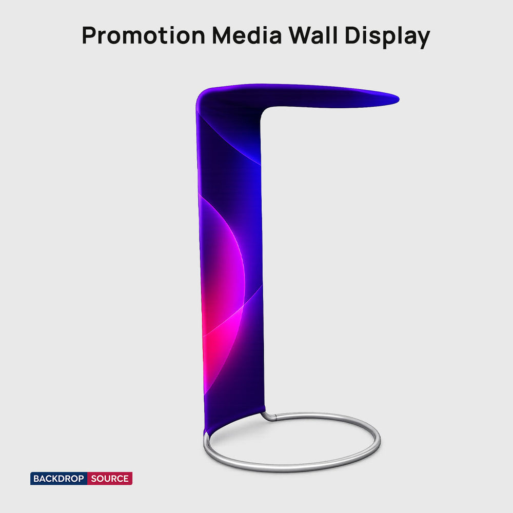 Esposizione di prodotti promozionali, parete multimediale