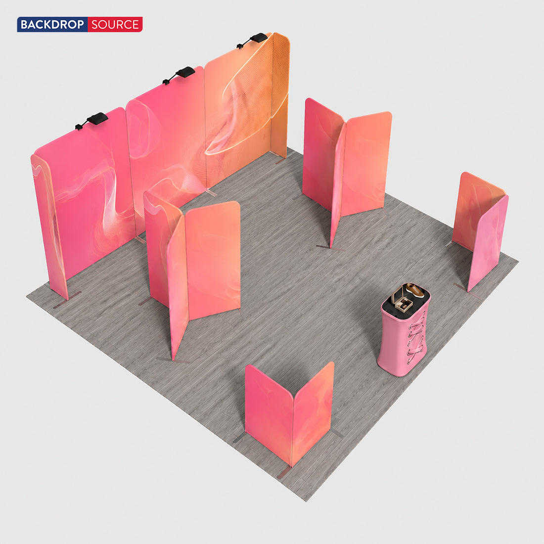 Kit Stand Modulare 6m x 6m - Modello 17