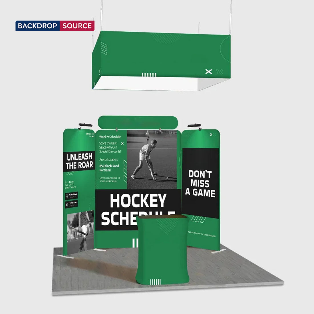 Display Espositivo Portatile 3m x 3m - Modello 32