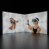 3x3m Backlit SEGO L-Shape Lightbox Wall Kit