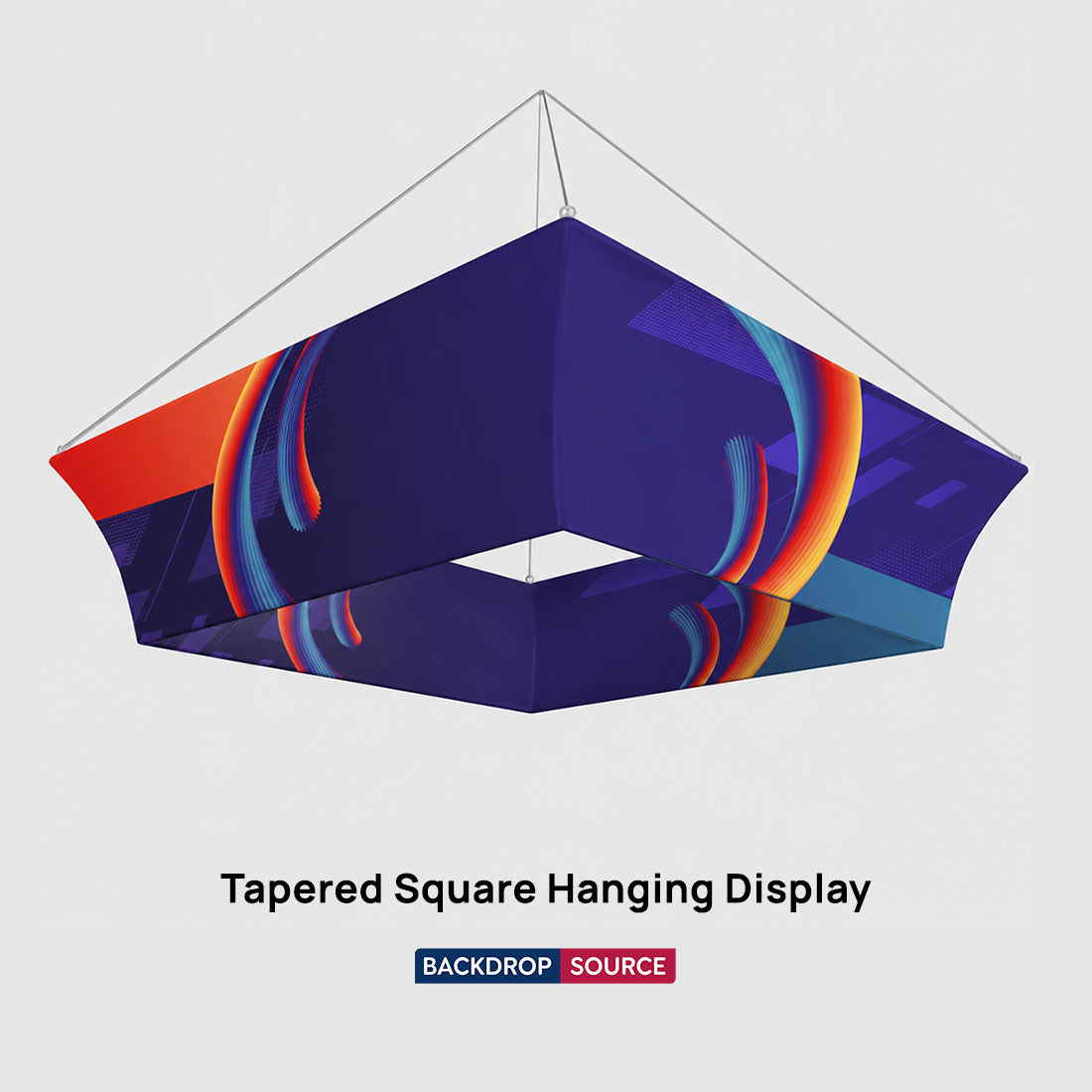 Tapered Square Hanging Display