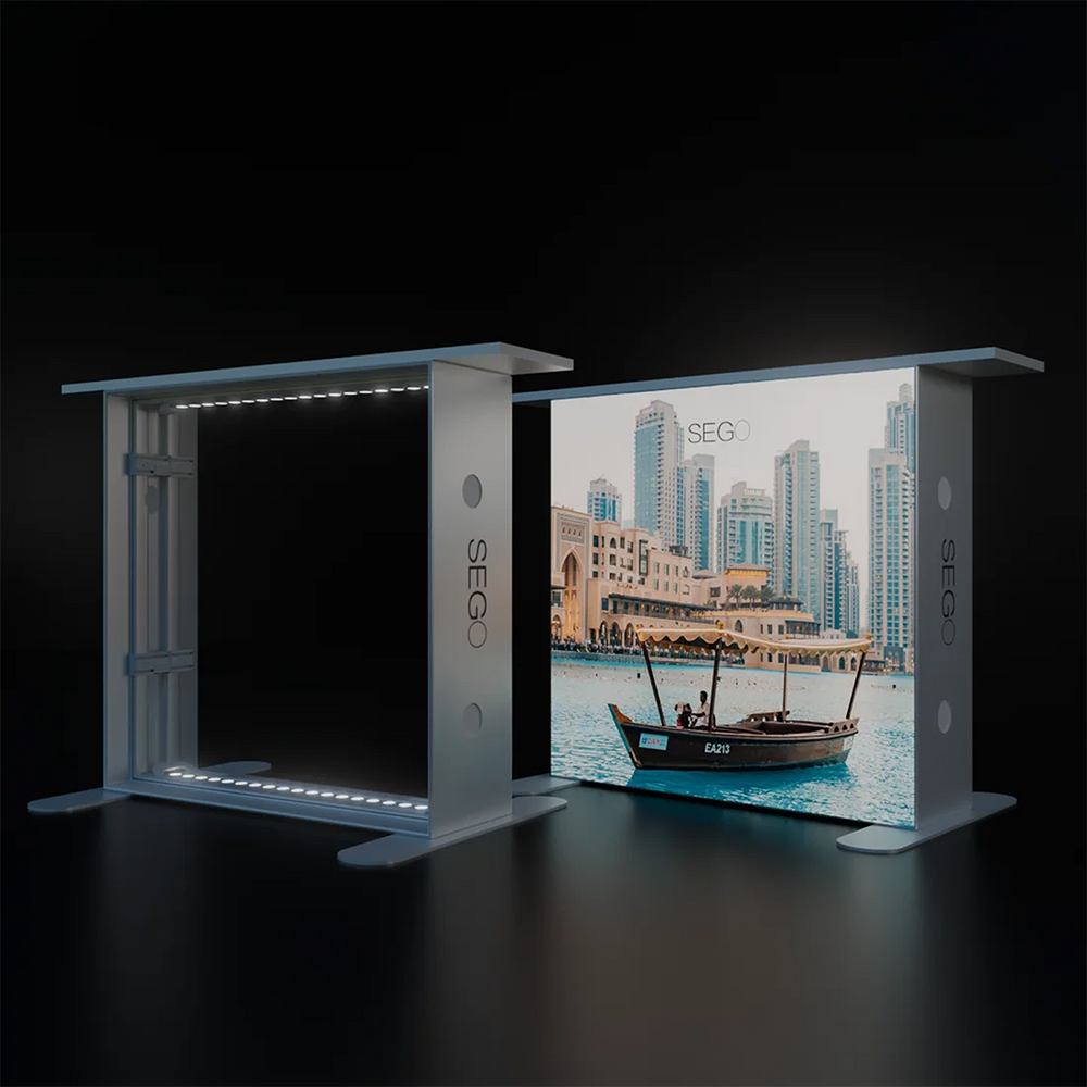SEGO Fabric Lightbox Counter – 3.3ft W x 3.3ft H