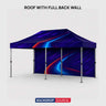 Tenda a baldacchino in tessuto resistente – (6m L x 3m H)