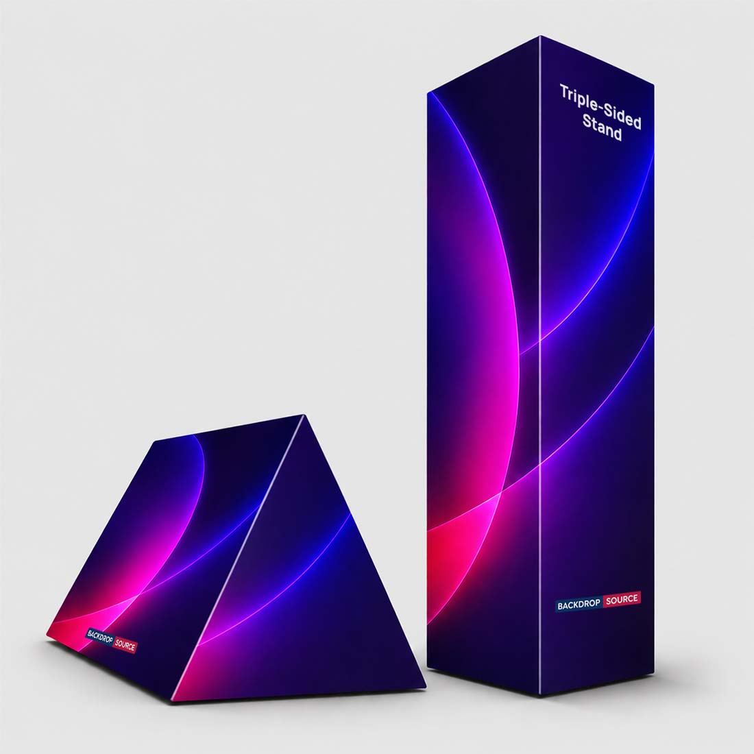 Triple-Sided Graphic Stand