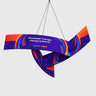 Banner appeso a forma di triangolo con girandola Sky Tube