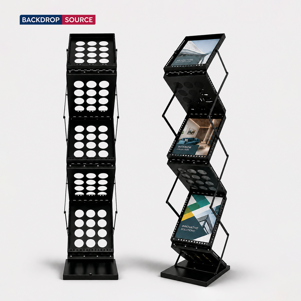 Supporto per brochure Zig Zag