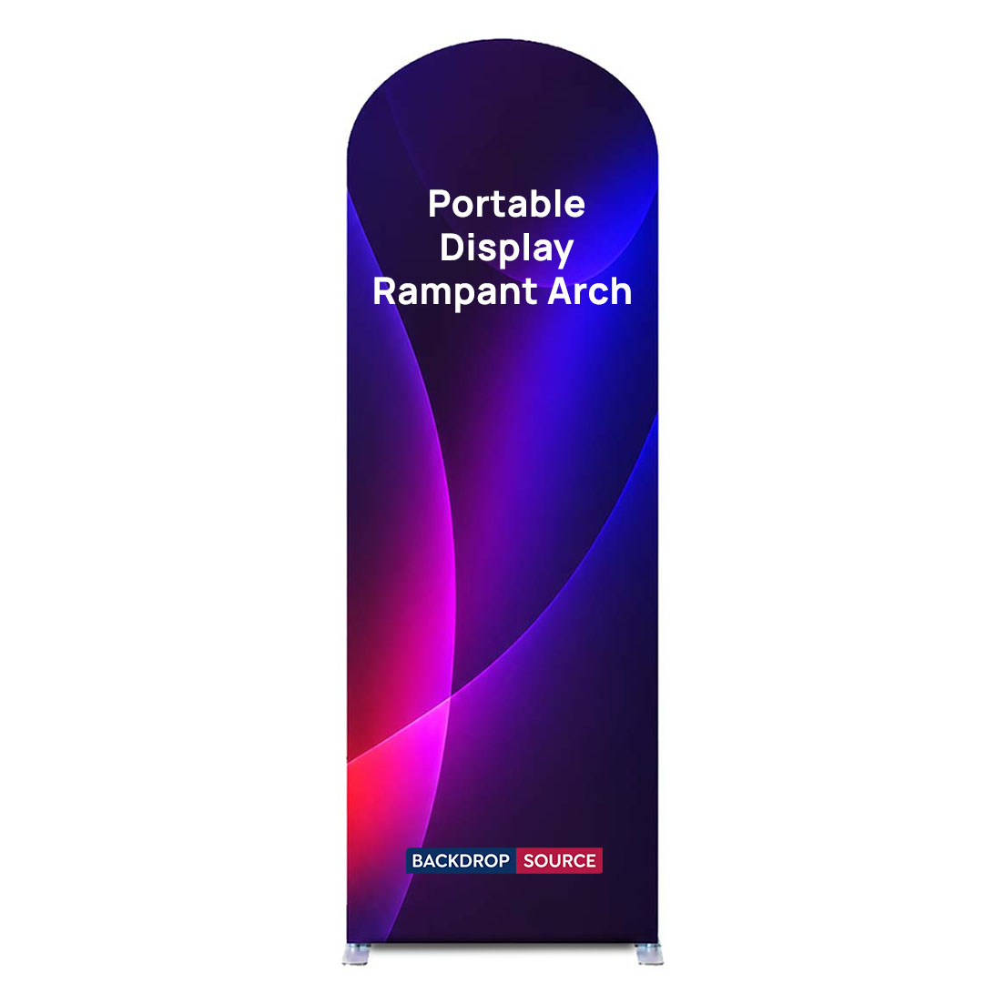 Portable Rampant Arch Fabric Exhibit Display