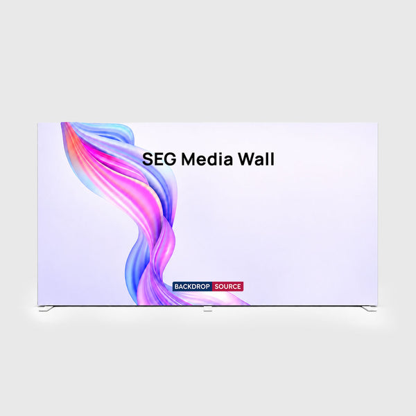 SEG Fabric Media Wall - 20ft Wide