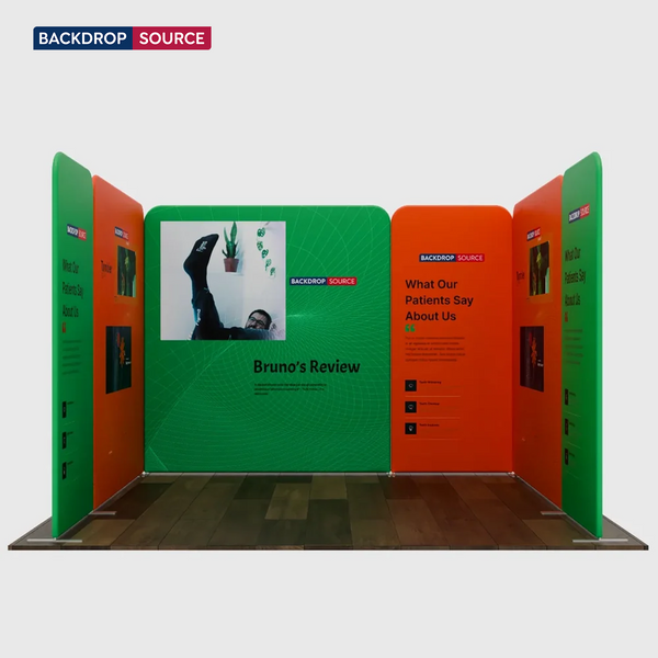 Espositore in Tessuto Magnetico - Modello 2 (3m x 3m)