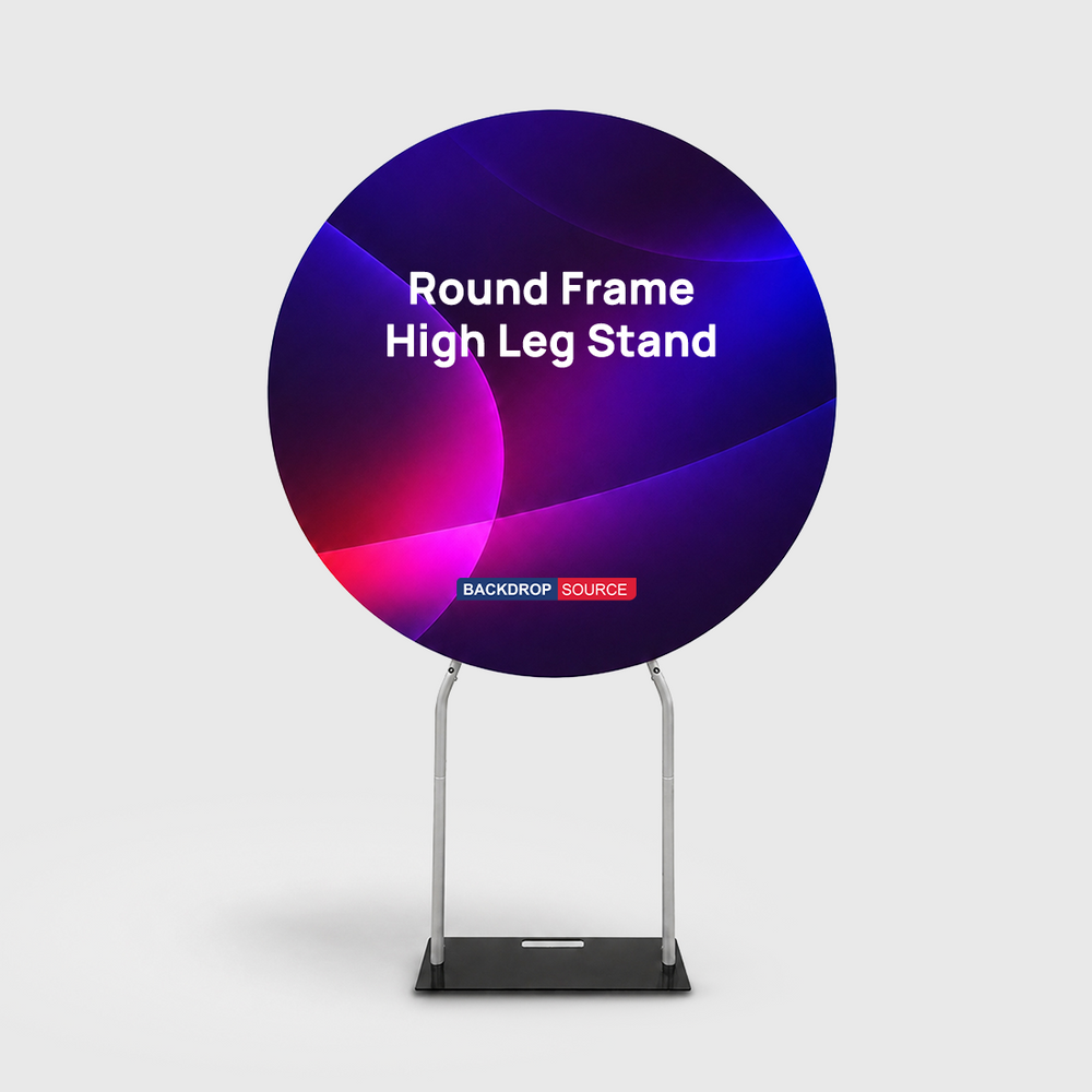 Round Frame High Leg Stand