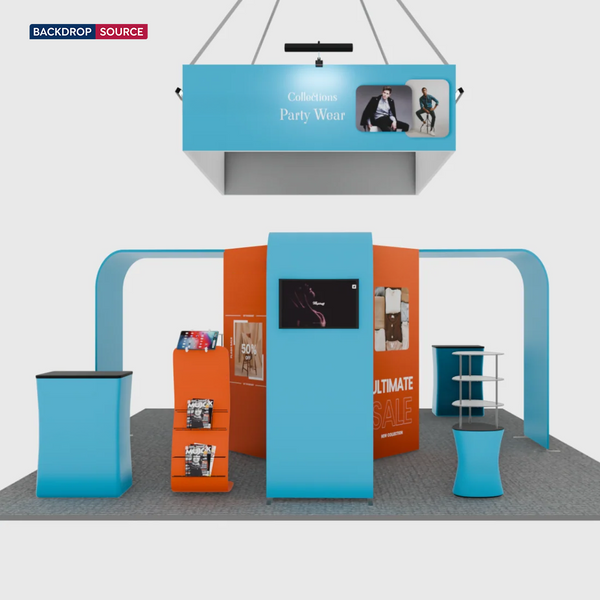 Kit stand modulari 20 piedi x 20 piedi - Modello 02