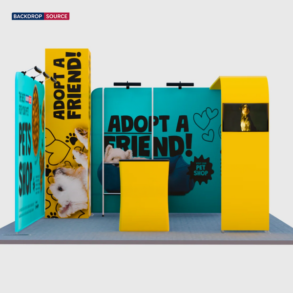 Kit per stand modulari 6m x 6m - Modello 01