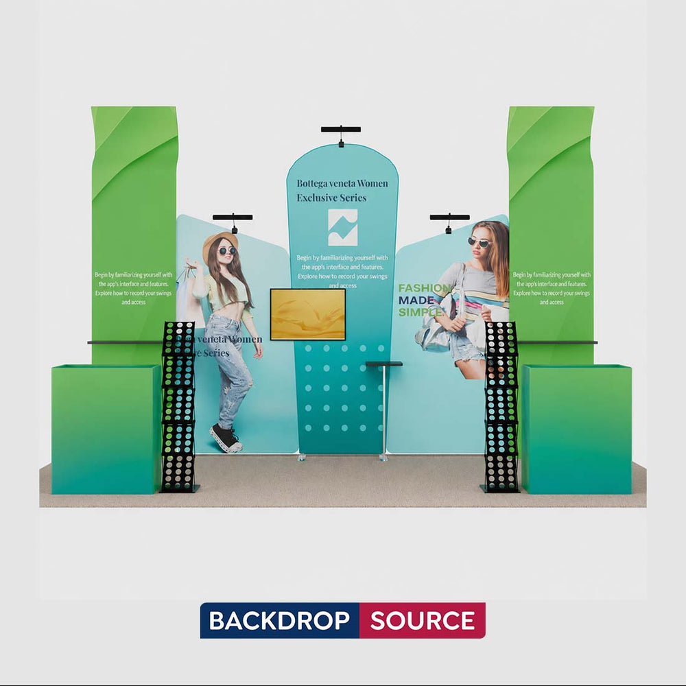 Portable Exhibit Display 3m x 6m - Model 4