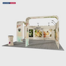 Kit Stand Modulari 6m x 6m - Modello 19
