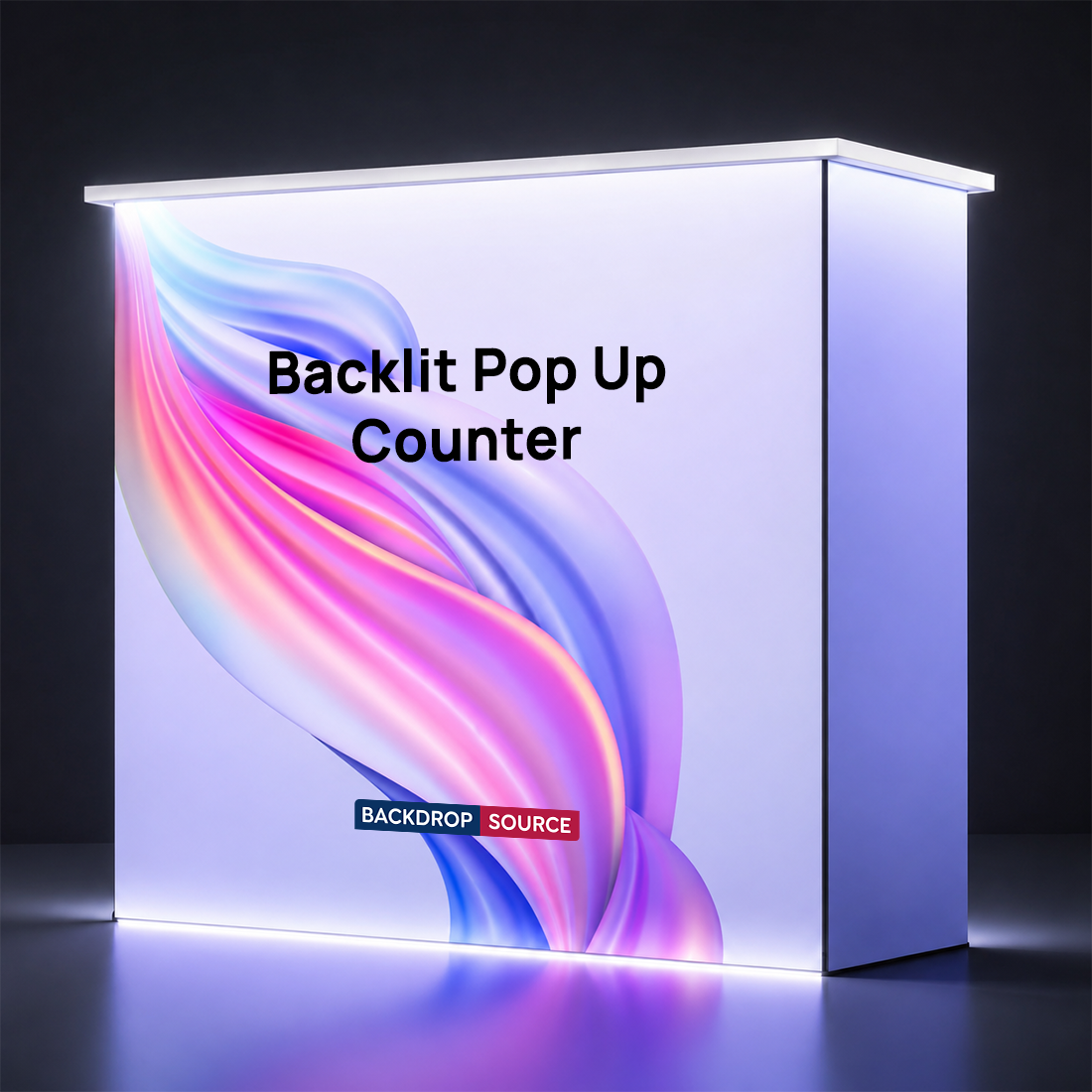 Bancone Pop Up Retroilluminato in Tessuto SEG