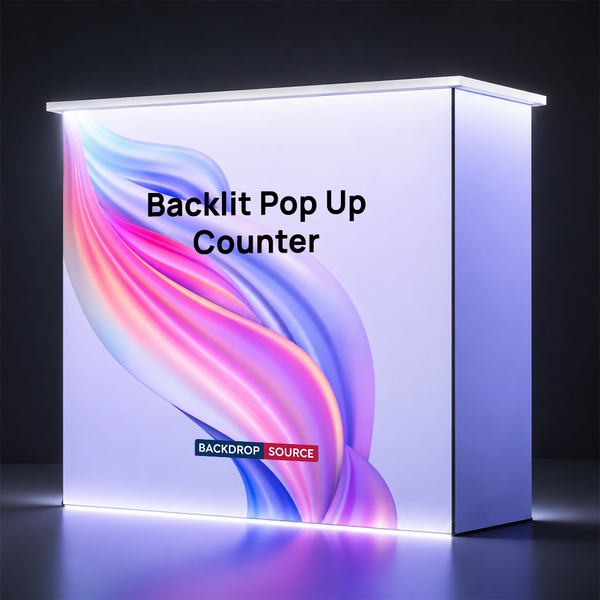 Bancone Pop Up Retroilluminato in Tessuto SEG