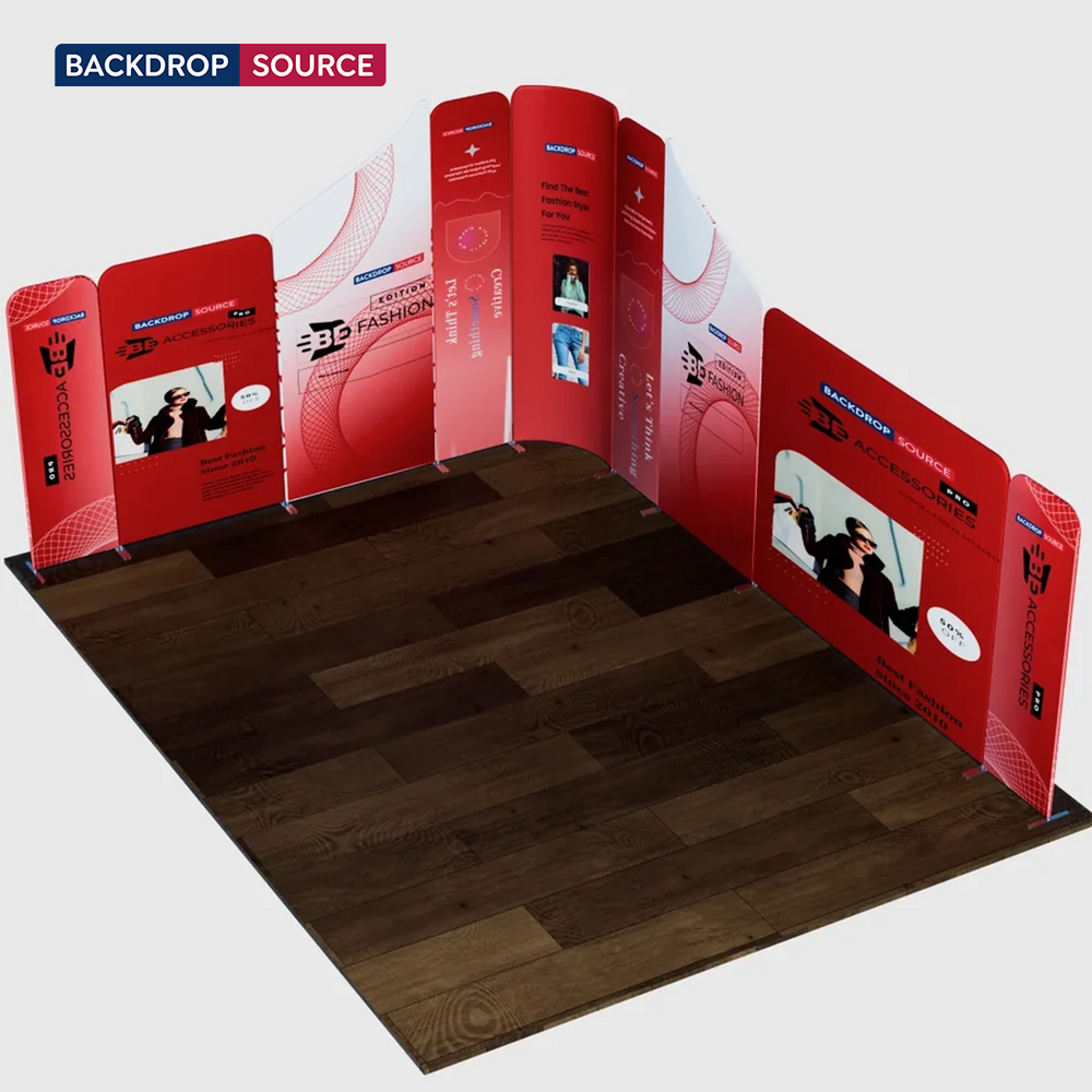 Display magnetico per stand in tessuto - Modello 5 (4 x 4m)