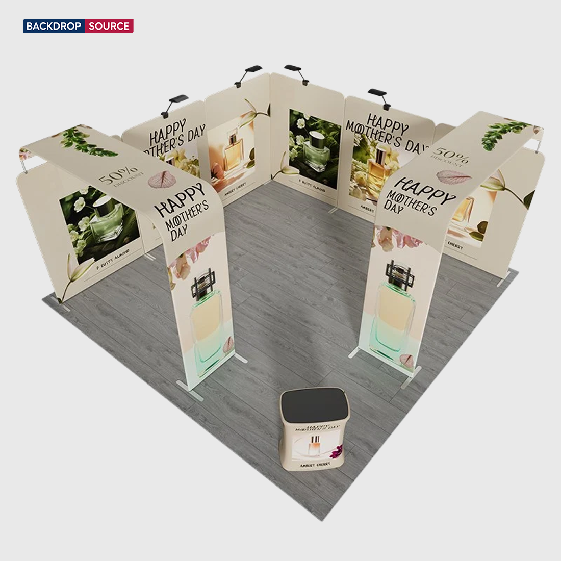 Kit Stand Modulari 6m x 6m - Modello 19