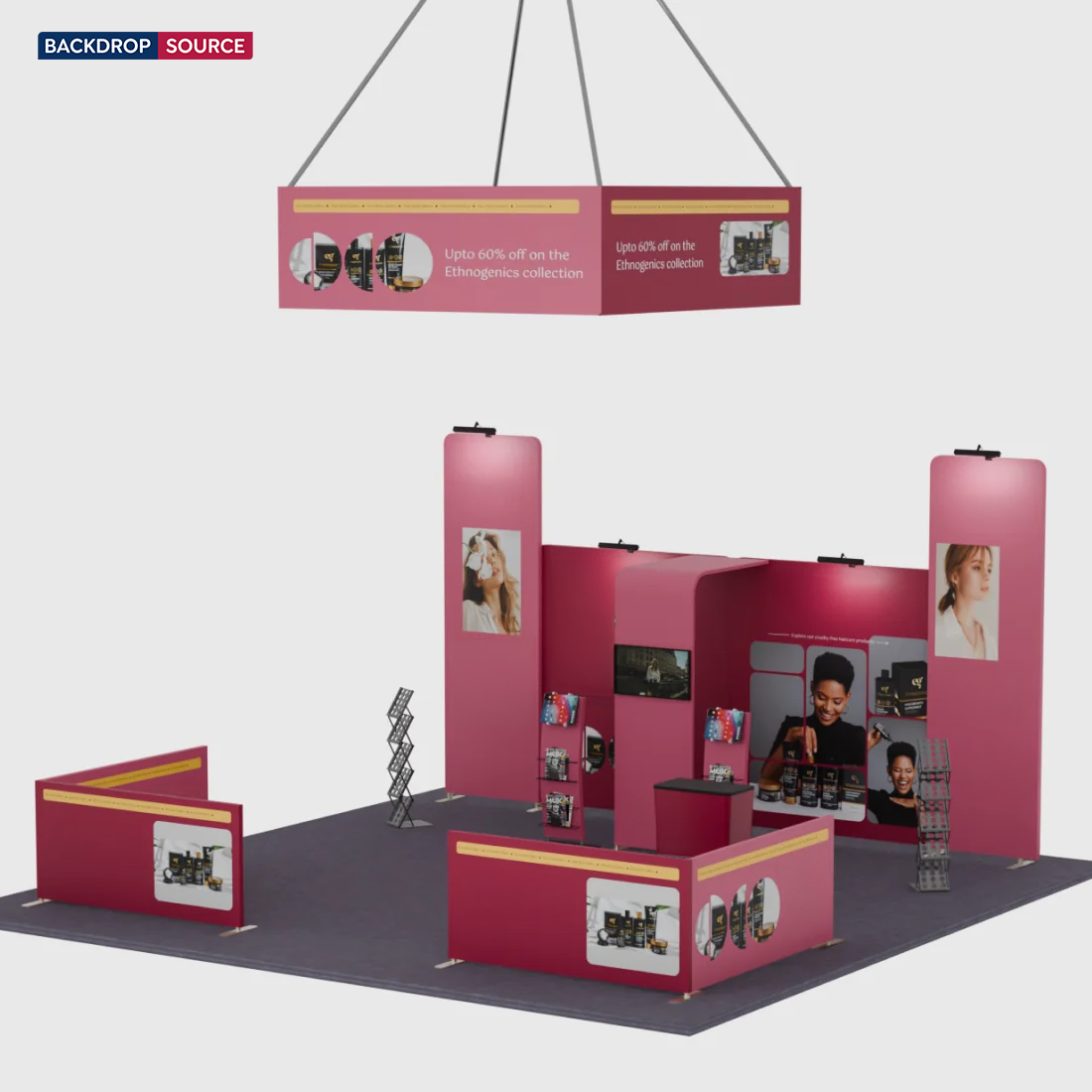 Stand modulari 6m x 6m - Modello 07