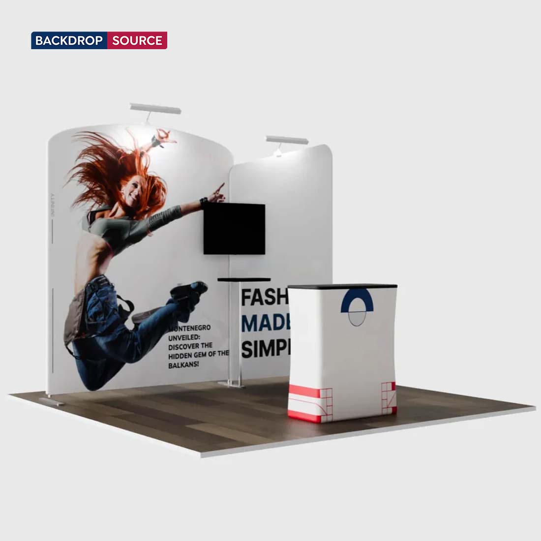 Display Espositivo Portatile 3m x 3m - Modello 5