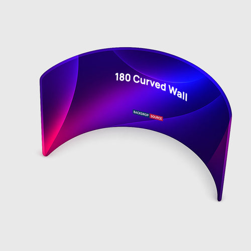 180° Curved Fabric Exhibition Booth Wall